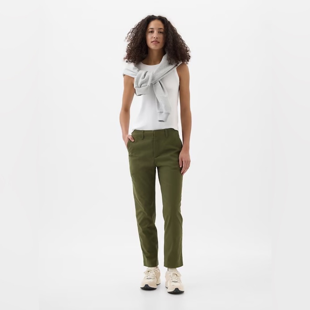 GAP Downtown Khaki Army Green Pants Size 20